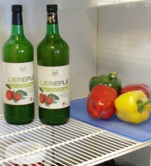 Blå hyllebrett (passer i trådhyller 400 dybde)