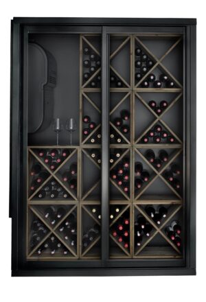 Vinrom 2. 700x1558x2108 skyveglassdør m/lås